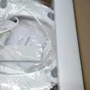 Bidet Toilet Seat, Round, Electric, Warm Water, Air Dryer, Heated Seat and Slow Close Lid, Front and Rear Wash, Night light, Wireless Remote, 102D (Round)