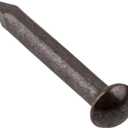 Hand Aged Solid Brass Escutcheon Pins - 1/2" Long - Pack of 100 - Small Round Head Nails - Decorative Nails for Wood - EP2-HA