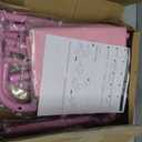 Kids Clothing Rack-Portable Kids Clothing Rack with Storage Shelf - Toddler Garment Organizer for Baby Clothes, Dance Costumes, Girls Gift Ideas (Pink)