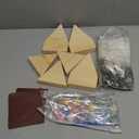 GlikCeil 6 Set Christmas Wooden Gnome Decoration Blank Wood Ready to Paint Your Own Gnome Decor Christmas DIY Craft for Fireplace Table Decor Xmas Party Supplies with Brush Palette