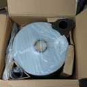 50,000 BTU Patio Heater - Propane Patio Heater with Double-Layer Stainless Steel Burner, Space Heater, Outdoor Heaters with Wheels Used for Garden, Patio and Residential, Brown