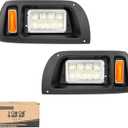 10L0L Golf Cart Headlights for Club Car DS (1993+) - Driver & Passenger Side Replacement, 12V Bright Headlights Direct Fit Gas/Electric Models, OEM# 101988002 101988001