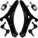 4PCS Front Lower Control Arm Sway Bar End Links Compatible with Subaru Forester 2014 2015 2016 2017 2018 K622856 20202SG000 K622857 20202SG010 K750084