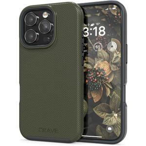 Crave Dual Guard Compatible with iPhone 16 Pro Case, Compatible with MagSafe Shockproof Protection Dual Layer Case for Apple iPhone 16 Pro (6.3") - Sage