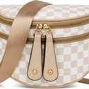 KKXIU Crossbody Sling Bag for Women Trendy Fanny Pack Vegan Leather Chest Bag | Trendy