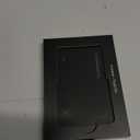 SPOTMINDERS Apple MFi Certified Wallet Tracker Works With Apple Find My Tracking Card for Wallet Card Rechargeable IP68 Waterproof 0.07in Slim iPhone Item Finder for Luggage Tags Purse Gifts for Women (Black (Pack of 1))