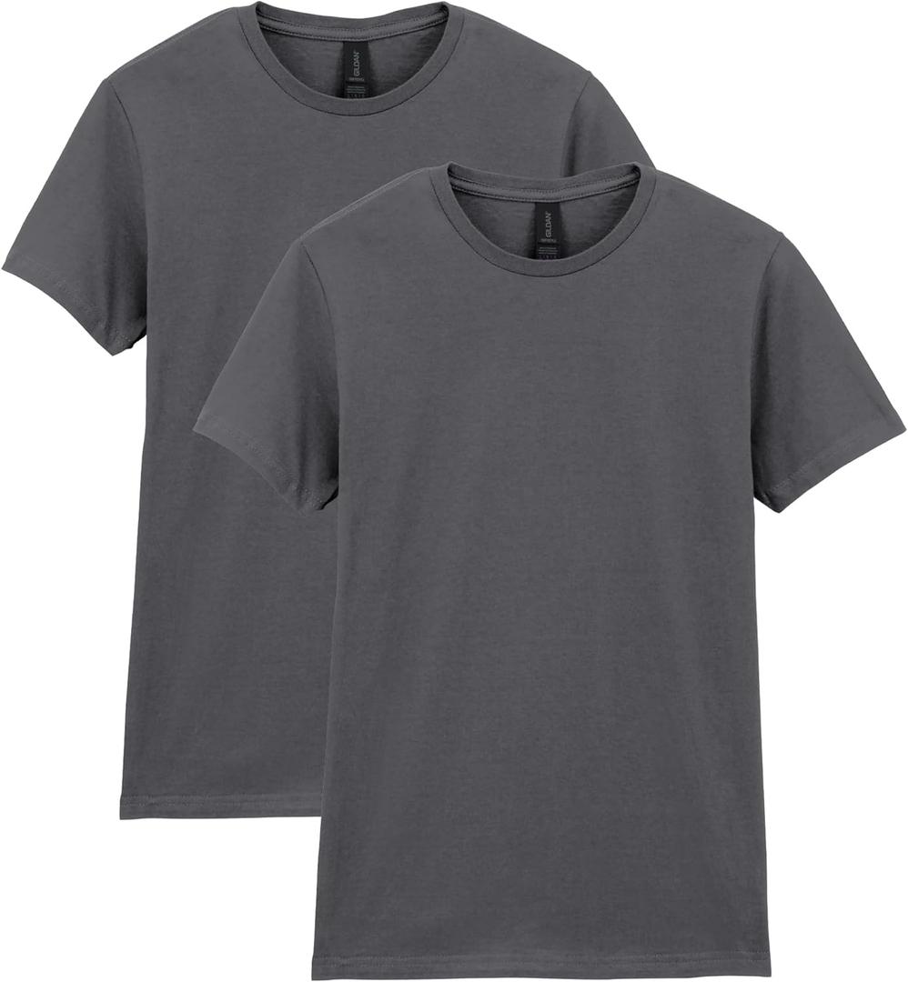 Gildan Womens Softstyle Cotton T-Shirt, Style G64000l, Multipack (Gray, S)