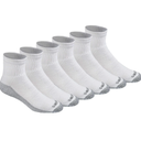 Dickies Men's Dri-tech Moisture Control Quarter Socks (12 Pairs), L