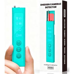 Hidden Camera Detectors, Portable Scanner Hidden Detector,2-in-1 Camera Detector with LED Light for Bathroom, Hotel, Travel,6 Levels Sensitivity