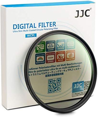 JJC Professional 49mm Circular Polarizer Polarizing Filter HD 18-Layer CPL Filter for Canon EOS R100 R50 R10 w/RF-S 18-45mm Kit Lens, M50 M6 Mark II M200 w/EF-M 46mm Kit Lens & Other 49mm Lenses