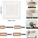 Alow Peel and Stick Ceiling Tiles,3D Waterproof Ceiling Tile,Wall Panel Self Adhesive for Living Room,Kitchen,Dining Room,Bedroom(13.8in x 13.8in,32pcs) (Square)