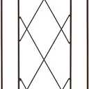 Arcadia Garden Products TR01 4' x 10" Arched Garden Trellis, Black