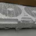 Comfort Zone Twin Window Fan with Reversible Airflow Control, 9 inch, Auto-Locking Expanders, 2 Speed Fan, Dual Fan, Exhaust, Airflow 9.84 ft/sec, Ideal for Home, Kitchen, Bedroom & Office, CZ319WT