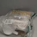 Hanging Cage Automatic Small Pet Food Bowl Water Bottle Dispenser, 1L Auto Gravity Pet Feeder and Waterer Set Kennel Feeding Station Crate Feeder Dish for Rabbit Puppy Cats Ferret (Grey)