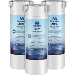 GLACIER FRESH XWF Replacement for GE XWF Refrigerator Water Filter Pack of 3 (Not XWFE)