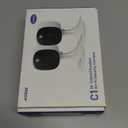 2K Cameras for Home Security-Outdoor/Indoor Camera for Dog/Cat/Pet/Nanny/Baby, Color Night Vision, White Light, Siren, 24/7 SD Recordings, Works with Alexa/Google Home, C1 (C1-White-2pack-2.4G)