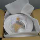 Modern Pendant Light Fixture,Solid Wood Matte White Lampshade Style Ceiling Hanging Lamp,Pendant Lighting for Kitchen Island Dining Room Coffee Bar(White-1 Pack)