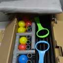 Baby Playpen 50 x 50 Inch Play Pen Playards, Playpen for Babies and Toddlers, Baby Playard for Indoor & Outdoor Active Center Game Fence, with Skin-Friendly Fabric and Soft Breathable Mesh Grey