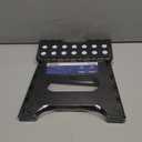 ACSTEP 7.5 Inch Folding Step Stool Foldable Stool Height Kids Step Stool, 176 lb Capacity Plastic Collapsible Stool, Black Small Stepping Stools, Foot Stools Suitable for Kitchen