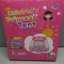 Pop Up Princess Tent with 50 Balls,Ball Pit with for Kid Girl Birthday Gift,Princess Toys for Toddlers with Carrying Bag,Play Tent for Kids Indoor|Outdoor