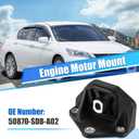 X AUTOHAUX Engine Motor Mount 50870-SDB-A02 for Honda Accord 2003-2007 Transmission Mounting Upper Engine Mounting Rubber 1 Pcs