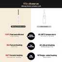 2 x Heated Eyelash Curlers-Electric Eyelash Curler for Makeup Tools USB Rechargeable,Fast Heat up Within 10s - 24 Hours Long Lasting baise2