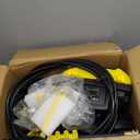 5000PSI PowerWasher with 4 Quick Connect Nozzles, Foam Cannon for Car, Lane, Patio Cleaning, Hydro Jet Pressure Hose Water Wand for Gutter Patio Car Garden Window, Yellow