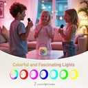 Karaoke Machine for Kids, Karaoke Gifts for Girls Ages 4, 5, 6, 7, 8, 9, 10, 12 +Year Old Birthday Party, 4-12 Years Old Christmas Toys Gift for Girls (Beige)
