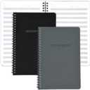 Set of 2 Easy to Use Accounting Ledger Books - Expense Tracker Notebook for Your Small Business - The Perfect Personal Finance Checkbook, Income and Expense Log Book