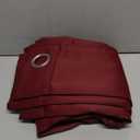 BGment Burgundy Blackout Curtains 84 Inches Long for Living Room - Thermal Insulated Drapes with Rod Pocket Room Darkening Window Treatments for Bedroom, 52 x 84 Inch, 2 Panels