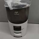 IMIPAW Automatic Cat Feeders, 3L Timed Cat Dry Food Dispenser with Desiccant Bags, Dual Power Supply, Programmable Portion Size, 6 Meals, 20 Portions Per Day, Auto Pet Feeder for Cats and Small Dogs (White)