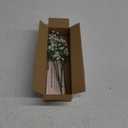 Naeutop 1 Pcs Artificial Lily of The Valley Faux Bell Flowers Real Touch Wind Chime Orchid with Stems Wedding Bouquet,Bulk Spring Flowers 14" May Flower for Home Garden Wedding Fillers Party (White)