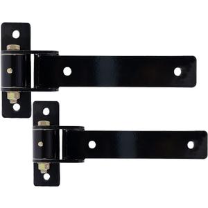 Heavy duty gate hinges for Large Heavy Wooden or Metal gates.13'' hinge opens 180,Face mount Bolt on or Weld on gate within 900 Lbs, Heavy duty hinge with built-in ball bearings,2 pcs(Patent Pending)