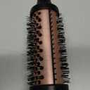 ANWA Thermal Brush, 1.5 Inch Ceramic Tourmaline Heated Round Brush for Blowout Look, 1 1/2 Inch Hot Curling Tool for Smooth Volumnious Hair Style, Blowout Round Brush, Double Voltage