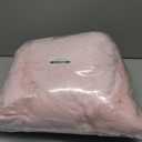 Smoofy Faux Fur Throw Blanket for Couch – Blush Pink Fluffy Cozy Rabbit Fleece, Plush Soft Bubble Blanket for Sofa & Bed, for Mom, Warm Fuzzy Home Room Decor Throw 50" x 60"