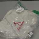 Paulmele 20 Inches Christmas Stockings with Initials, Knit Embroidered Letter White Christmas Stocking, Monogram Christmas Stocking for Famliy Holiday and Xmas Tree Fireplace (Letter-A)