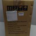 Housiwill Hot and Cold Countertop Water Dispenser, Top-Loading Water Cooler for 1.2 to 5 Gallon Bottles, with Rotating Dual Spout, No-Press Dispensing, Visual Door Cover for Kitchen, Home, Bedside.