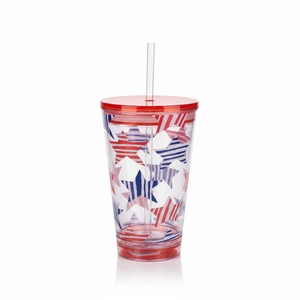 Luum Glo&Go Led 18 Oz Tumbler Stars (Pack of 2)