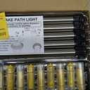Eyrosa Solar Lights Outdoor, 15 Pack Waterproof Stainless Steel Solar Stake Lights for Pathway Garden Yard Path Walkway Driveway Lawn Patio Outside Decor, Cool White