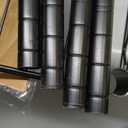 SONGMICS 7-Tier Storage Unit, Wire Shelving, Kitchen Metal Rack With Adjustable Shelves, Shelf Liners, 8 Hooks, for Garage, 13.4 x 23.2 x 70.9 Inches, Black ULGR067B01