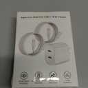 iPhone 14 Super Fast Charger,Dual Port USB C Chargers,iPhone Charger Fast Charging Block,Quick Apple USB C Wall Adapter Plug,2Pack Type C Lightning Cable For iPhone 14/13/12/11/ProMax/MiNi/XR/SE/8Plus (White)