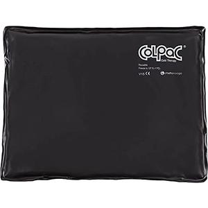 Chattanooga ColPac - Reusable Gel Ice Pack - Black Polyurethane - Standard - 10 in x 13.5 in - Cold Therapy - Knee, Arm, Elbow, Shoulder, Back - Aches, Swelling, Bruises, Sprains, Inflammation