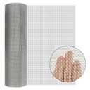 LABALPHA 8 Mesh Stainless Steel Screen, 304 Stainless Steel Screen Heavy Duty 19.6inch x 8ft (50cm x 244cm), Wire Diameter 0.6mm, Hard and Heat Resisting