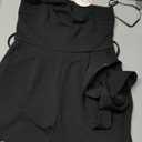 ANRABESS Women Summer Dressy Jumpsuits One Shoulder Sleeveless Casual Wide Leg Pants Romper Jumper 2025 Trendy Fall Outfits Black Small