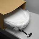 Bemis Assurance 3" Raised Toilet Seat for Seniors, Made in USA, Clean Shield Guard, Secure Hinges, Round, White