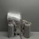 BOBOMOMO 26" Retro Farmhouse Lamps Set of 2 - Vintage Leaf Design, Living Room Lamps with Linen Shades, Rustic Resin Lamp for Bedroom, Living Room, Nightstand, Entryway, Nursery, Wood Grain (Weathered wood Color)