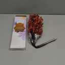 JAKY-Global Babys Breath Silk Artificial Flowers Bulk 6pcs Farmhouse Fall Decor Fake Flower Bouquet Bulk for Home Kitchen Indoor Floral Arrangement Centerpieces Party Decor(Burnt Red Brown)