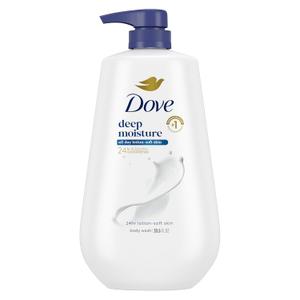 Dove Body Wash Deep Moisture for 24hr LotionSoft Skin Moisture Moisturizing Skin Cleanser with No Sulfates No Parabens 30.6 oz