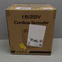 Uniqwamo Handheld Grass Seed Spreader Compatible for Milwaukee 18V Li-ion Battery, Grass Seeds, Rock Salt (Battery not Included) (Red)