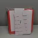 Christmas Ornament Storage Container with Dividers - Box Stores Up to 54 Ornaments, Zippered, Convenient, Adjustable, Large Organizer Bin to Protect Holiday Dcor, Fits Most Standard Size, Red